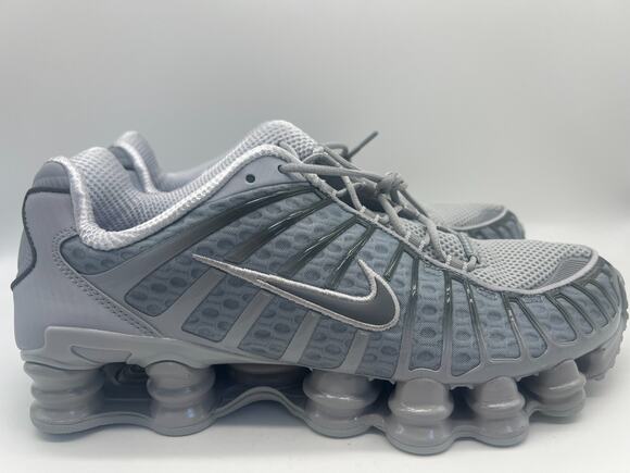 Nike Shox TL Men\'s Size 10.5 Wolf Grey Iron Grey Running Shoes AV3595-015 main image 5